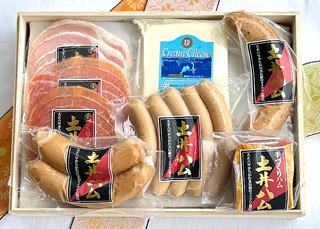 お中元用手作りハムセット「椿（つばき）」